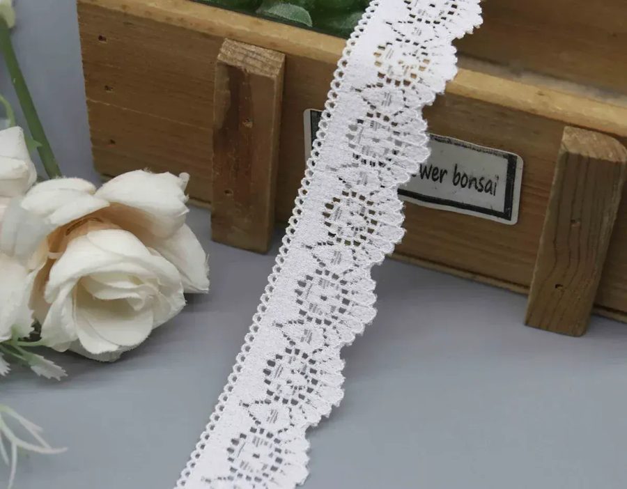 Elastic (stretch) lace photo 5
