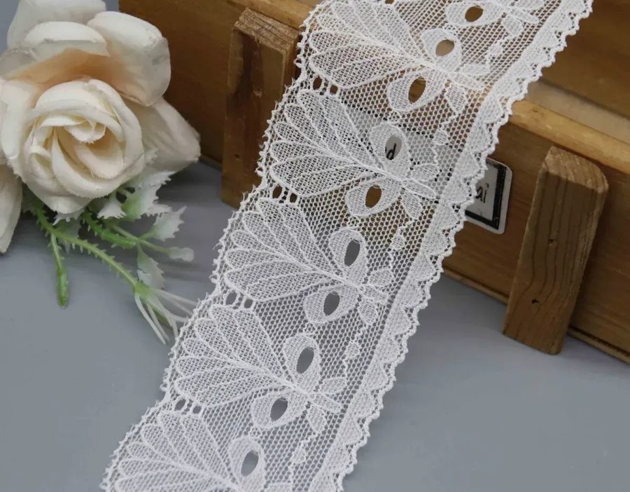 Elastic (stretch) lace photo 6
