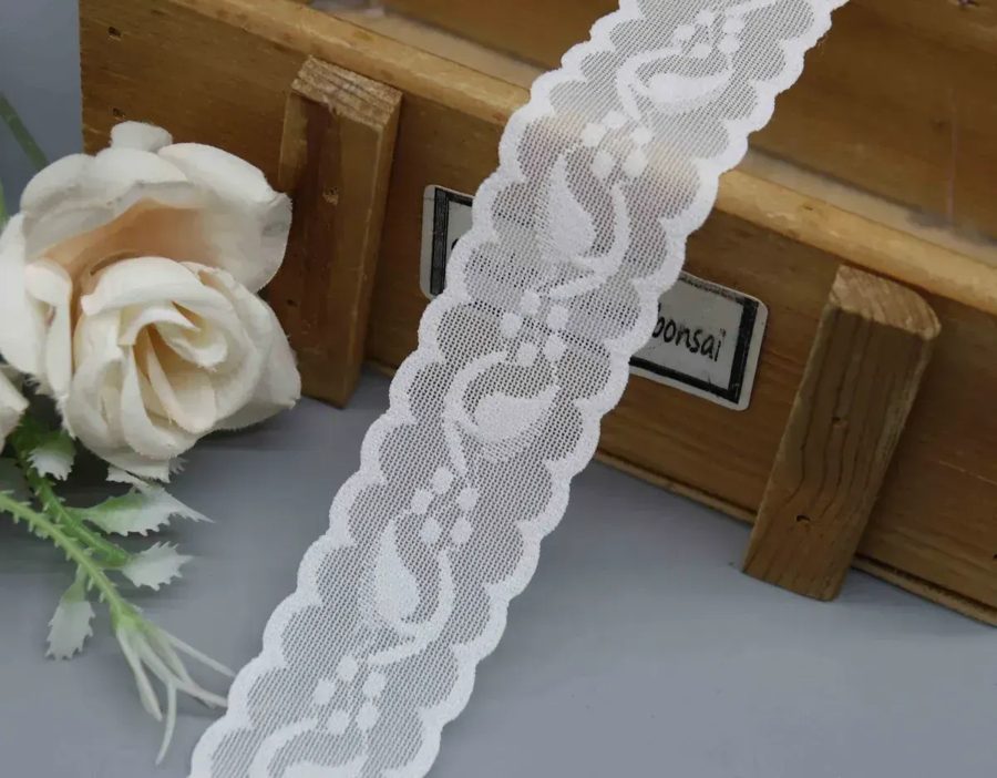 Elastic (stretch) lace photo 7