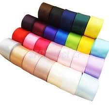 Satin ribbon colour range