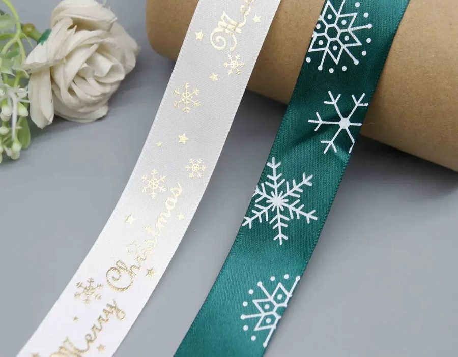 Printed satin ribbon photo 4