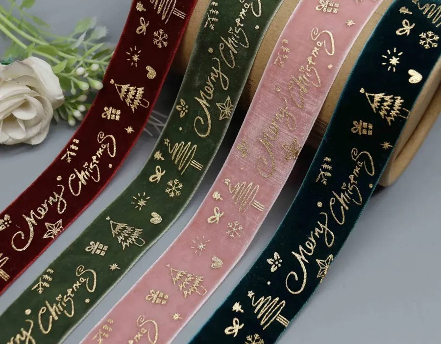 Printed satin ribbon photo 5