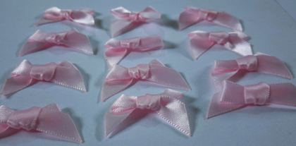 Satin bow - Pink 3 CM