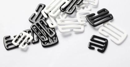 Bra strap hooks and clips