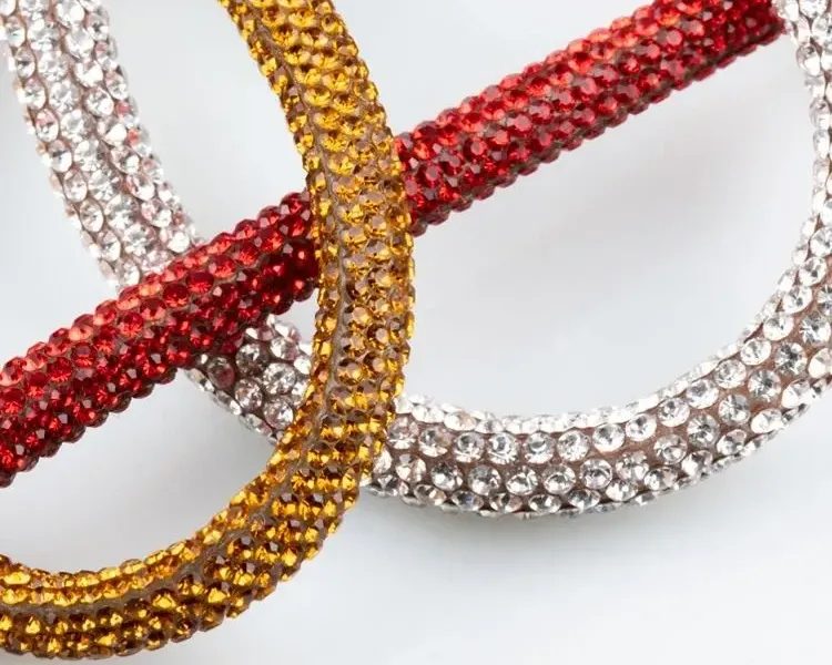 Crystal rhinestone rope photo 3