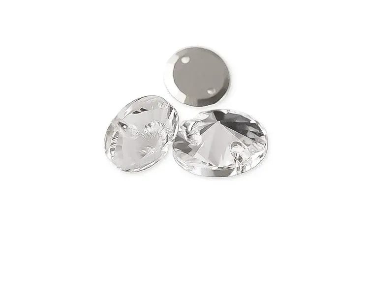 Sew-on crystal stones - round (rivoli) photo 6