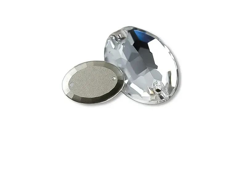 Sew-on crystal stones - oval photo 4