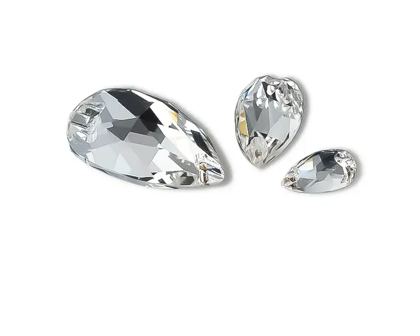 Sew-on crystal stones - teardrop