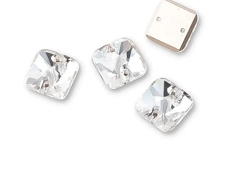 Sew-on crystal stones - square and rectangle photo 3
