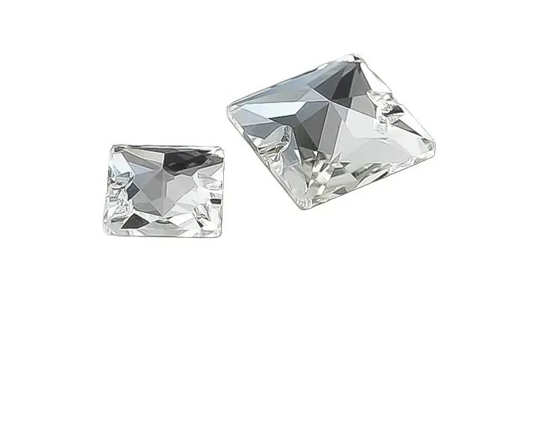 Sew-on crystal stones - square and rectangle photo 6