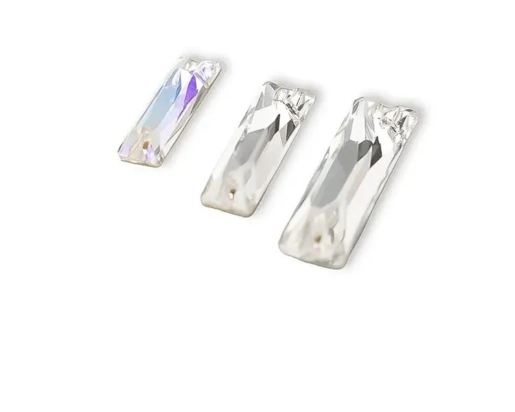 Sew-on crystal stones - square and rectangle photo 9