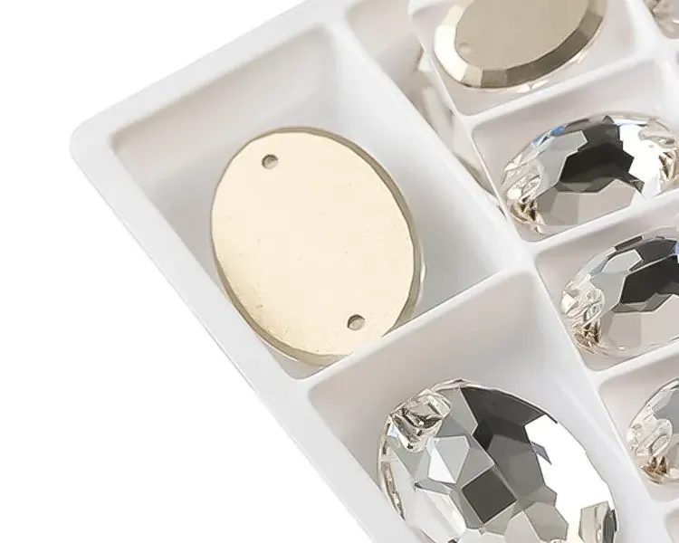 Sew-on crystal stones - assorted tray packs photo 5