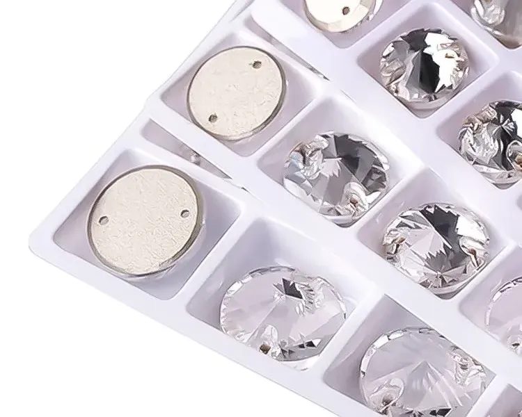 Sew-on crystal stones - assorted tray packs photo 7