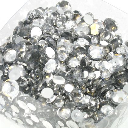 Clear crystal rhinestones