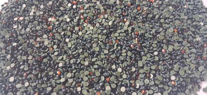 Hotfix glass rhinestones 2-cut - Smoke Topaz SS8