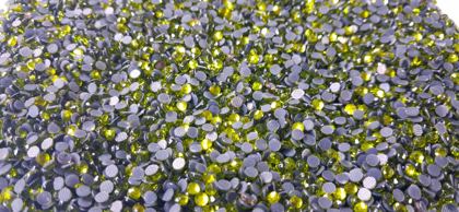 Hotfix glass rhinestones 2-cut - Citrine SS8