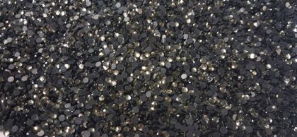 Hotfix glass rhinestones 2-cut - Black Diamond SS8