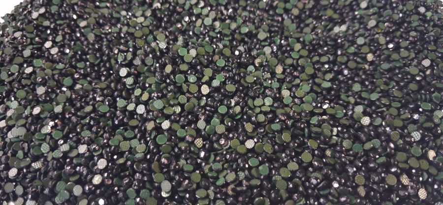 Hotfix glass rhinestones 2-cut - Cosmo Jet SS8