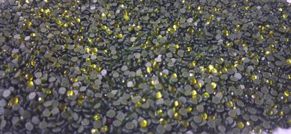 Hotfix glass rhinestones 2-cut - Olivine SS10