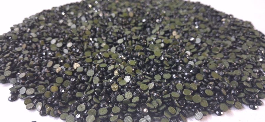 Hotfix glass rhinestones 2-cut - Cosmo Jet SS16