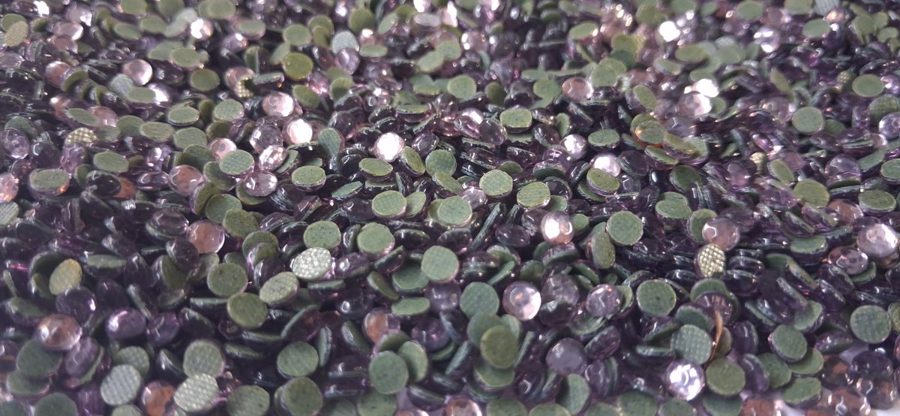 Hotfix glass rhinestones 2-cut - Tanzanite SS16