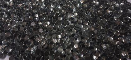Hotfix glass rhinestones 2-cut - Crystal SS20