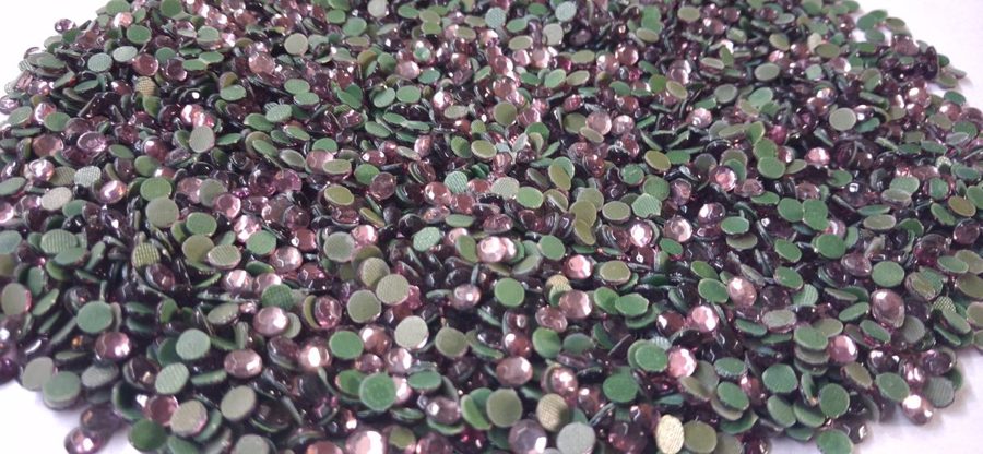 Hotfix glass rhinestones 2-cut - Lt.Amethyst SS23
