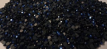 Hotfix glass rhinestones 2-cut - Montana SS24