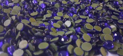 Hotfix glass rhinestones 2-cut - Cobalt SS30