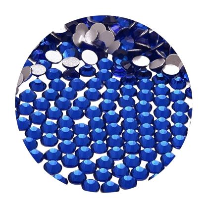 Hotfix glass rhinestones 2-cut - Black Diamond SS6