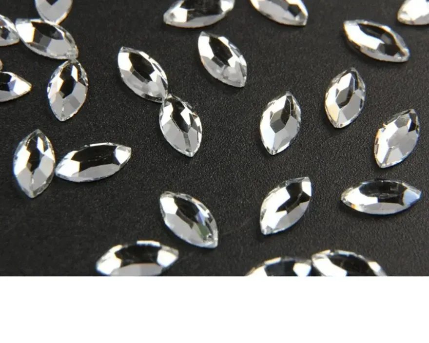 Hotfix fancy-shape rhinestones - navette