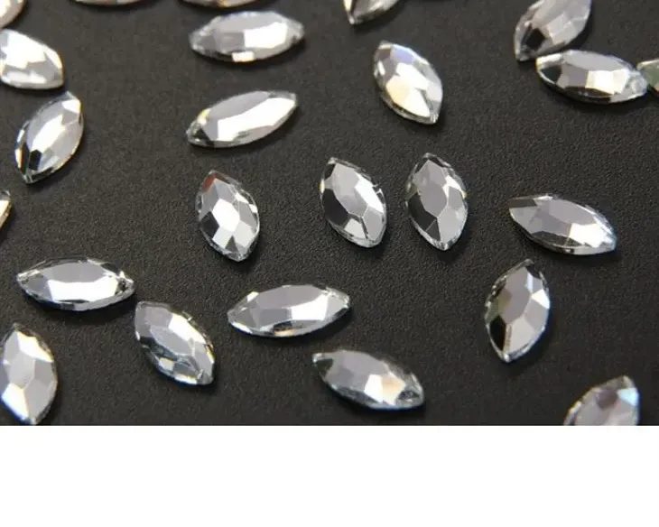 Hotfix fancy-shape rhinestones - navette photo 5