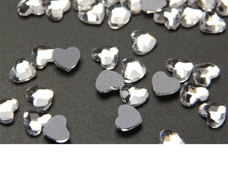 Hotfix fancy-shape rhinestones - heart