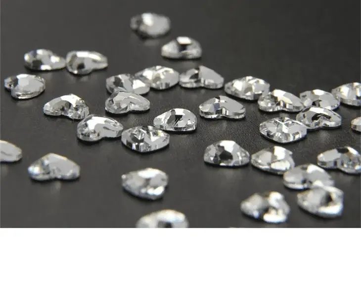 Hotfix fancy-shape rhinestones - heart photo 2