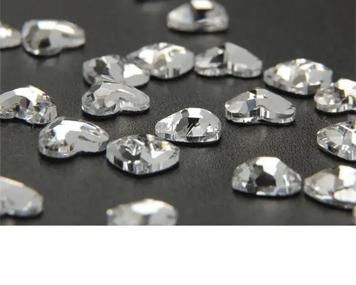 Hotfix fancy-shape rhinestones - heart photo 5