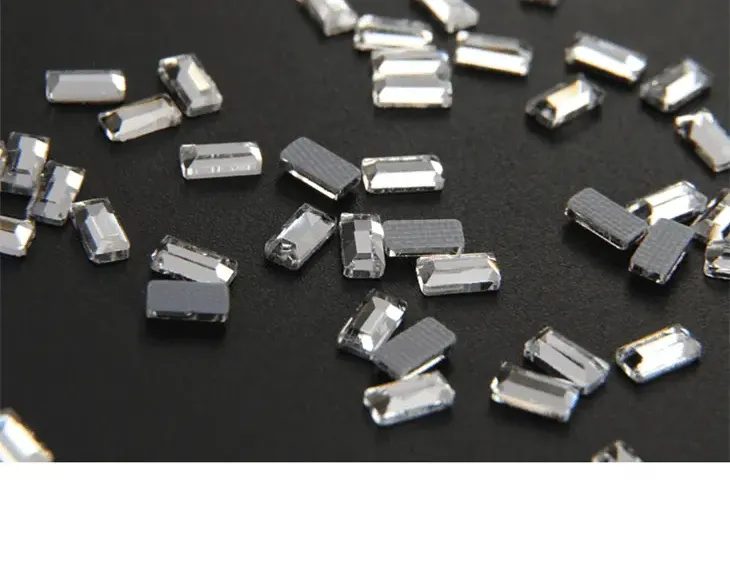 Hotfix fancy-shape rhinestones - baguette and square photo 3