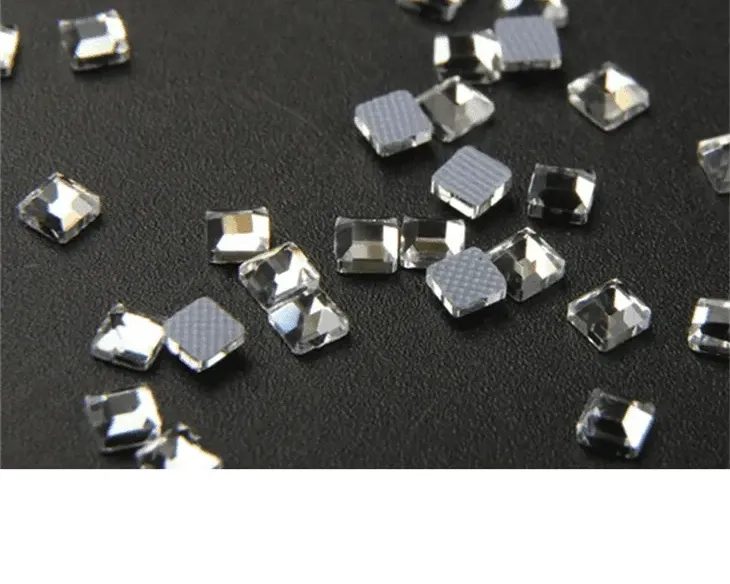 Hotfix fancy-shape rhinestones - baguette and square photo 6