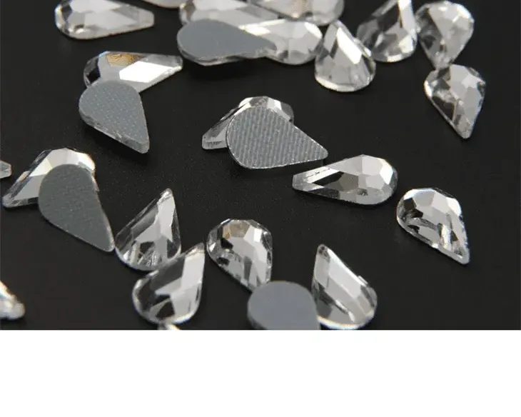 Hotfix fancy-shape rhinestones - teardrop photo 2