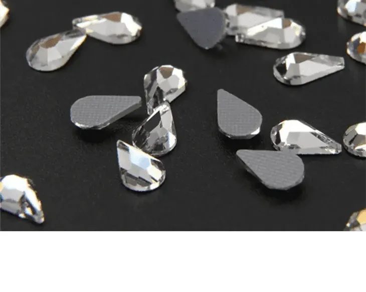 Hotfix fancy-shape rhinestones - teardrop photo 3
