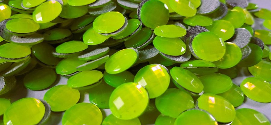 Hotfix epoxy stones - faceted round - Lyg 10 mm