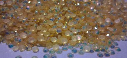 Hotfix epoxy stones - rhinecut round - Sparkle 4 mm