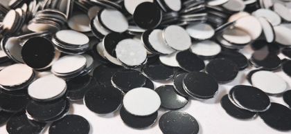 Hotfix acrylic rhinestones - Black 10 mm