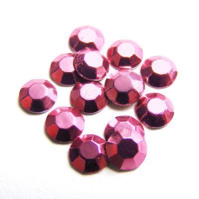Hotfix faceted studs - pink
