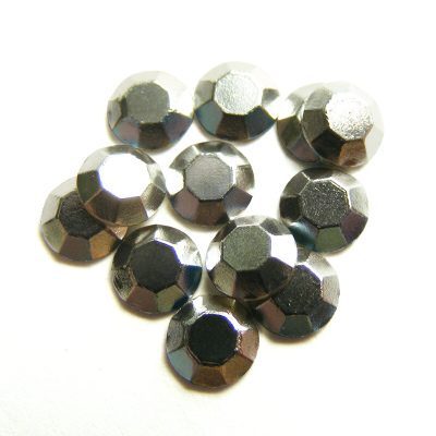 Hotfix faceted studs - gunmetal