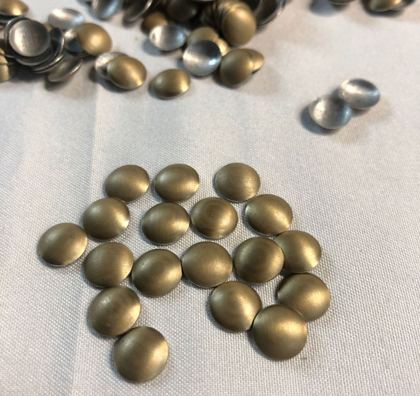 Hotfix half-round studs 4 mm