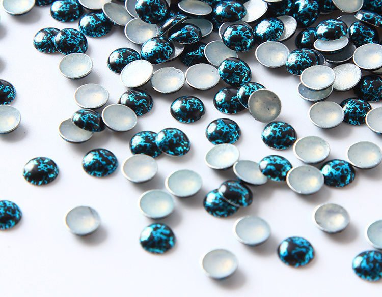 Hotfix half-round studs 5 mm