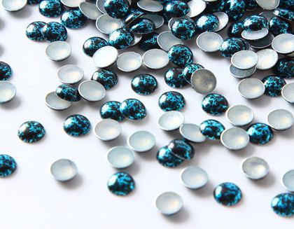 Hotfix half-round studs 5 mm