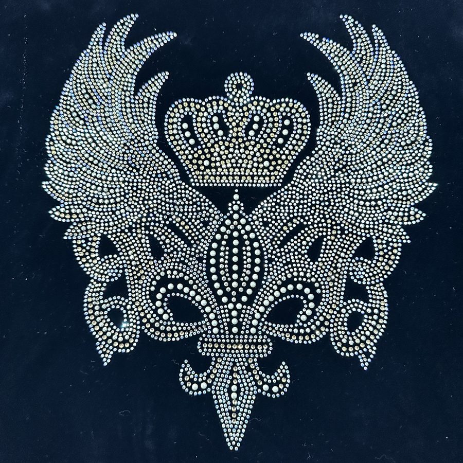 Rhinestone motif - custom design (made to artwork)
