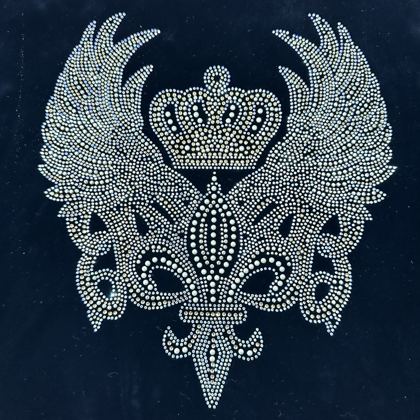 Rhinestone motif - custom design (made to artwork)