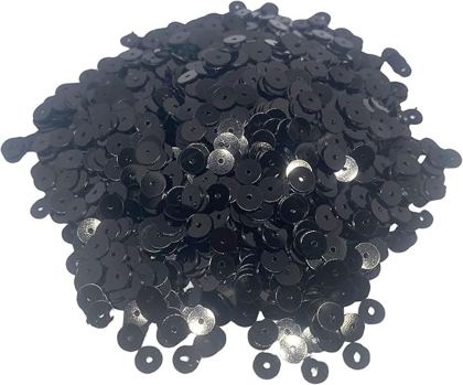 Heat transfer sequins - Black 5 mm